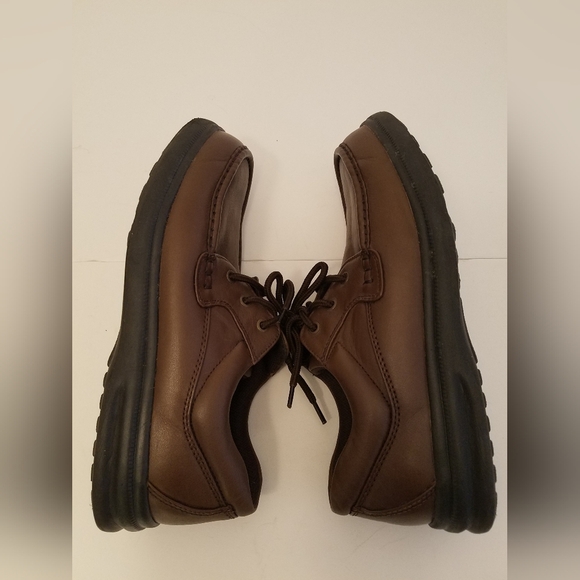 Hush Puppies Men's Brown Leather Lace Up Shoes Size 9.5 - Picture 9 of 16